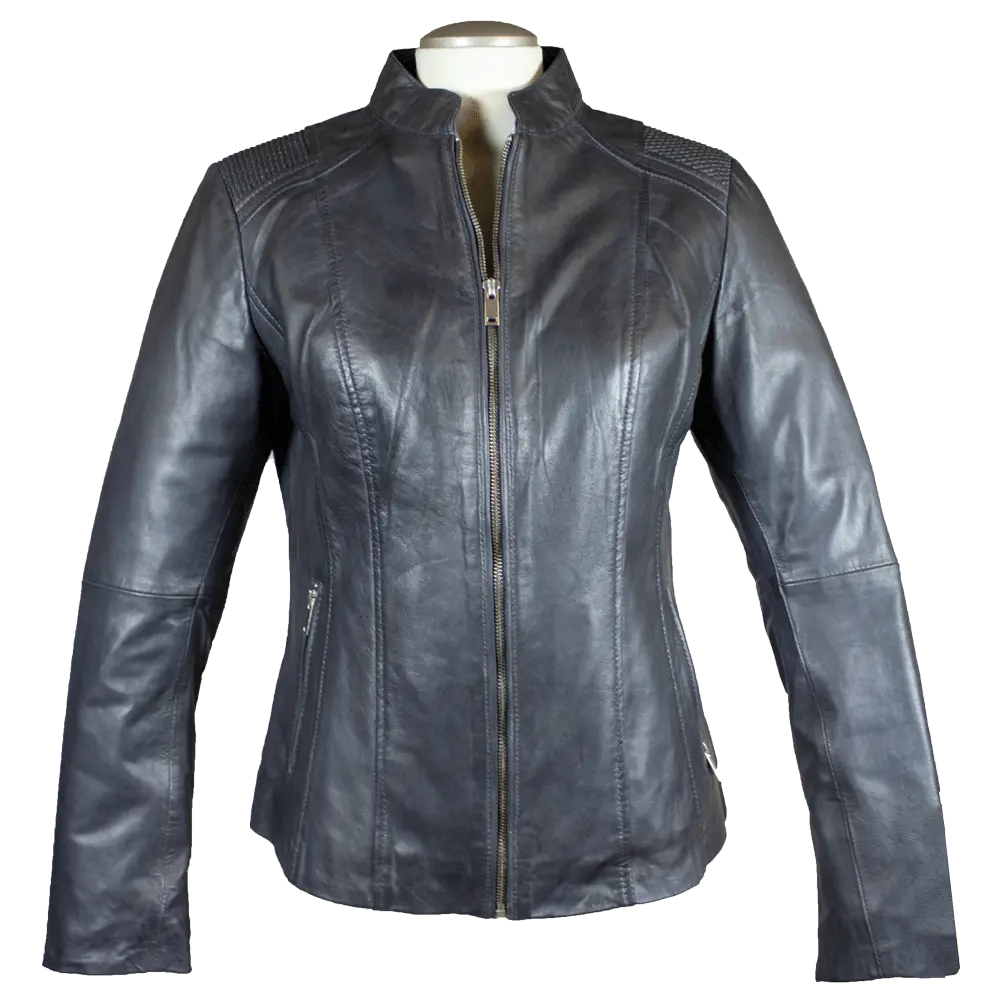 BOL Women's Basket Weave Accent Leather Jacket Women's Coats & Jackets Boutique of Leathers/Open Road