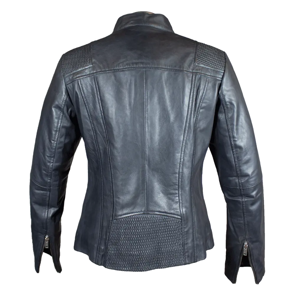 BOL Women's Basket Weave Accent Leather Jacket Women's Coats & Jackets Boutique of Leathers/Open Road