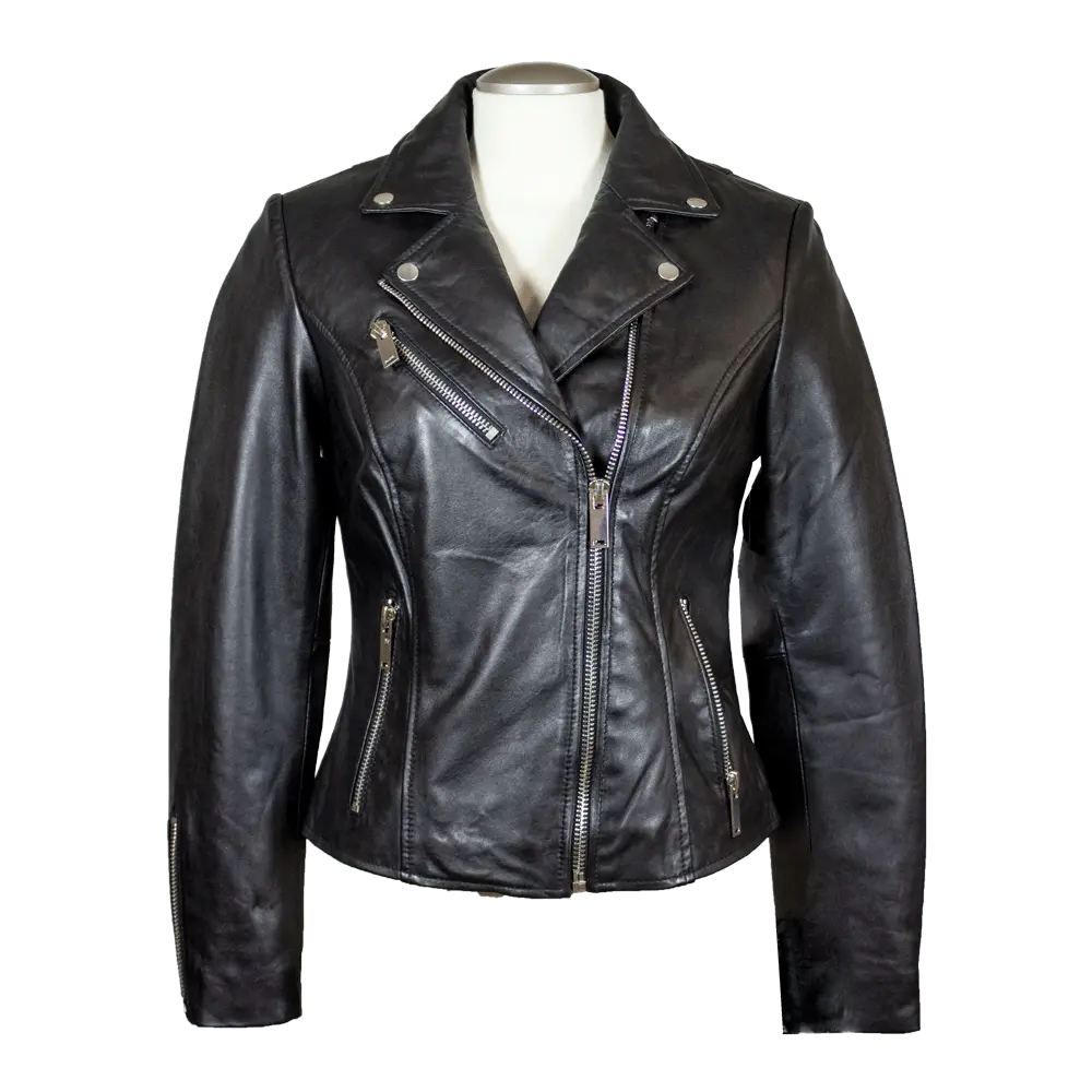 BOL Women's Biker Style Leather Jacket - Boutique of Leathers/Open Road