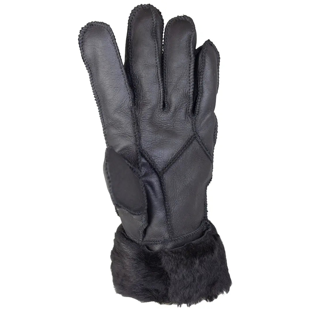 BOL Women's Black Hand Stitched Merino Sheepskin Gloves Gloves and Mittens Boutique of Leathers/Open Road