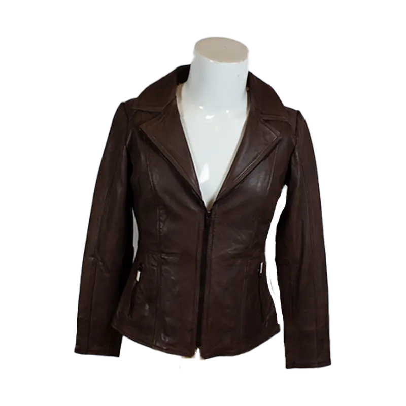 BOL Women's Classic Open Collar Leather Jacket Women's Coats & Jackets Boutique of Leathers/Open Road