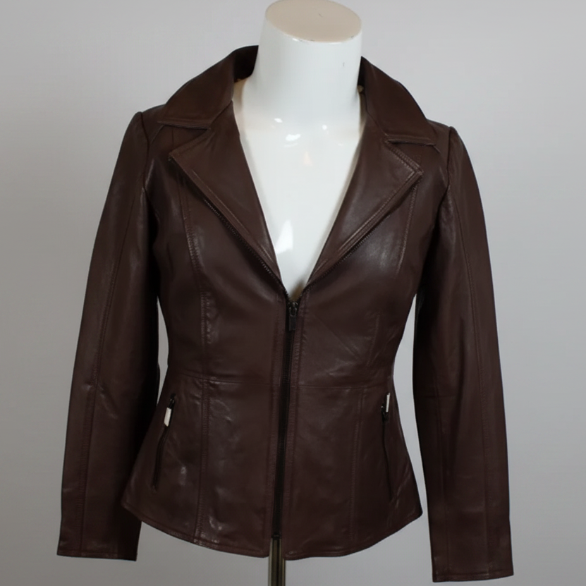 BOL Women's Classic Open Collar Leather Jacket Women's Coats & Jackets Boutique of Leathers/Open Road