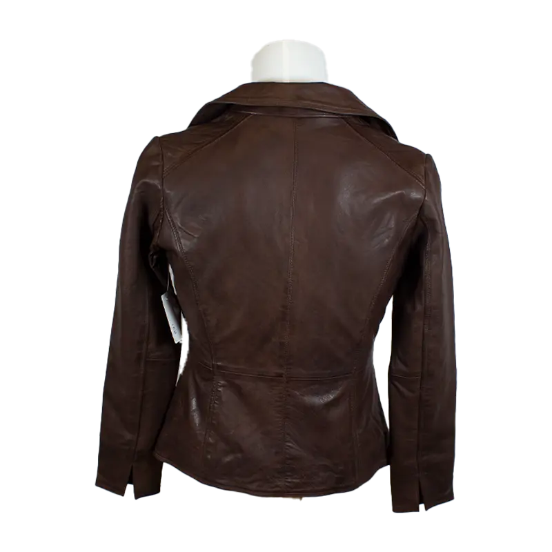 BOL Women's Classic Open Collar Leather Jacket Women's Coats & Jackets Boutique of Leathers/Open Road
