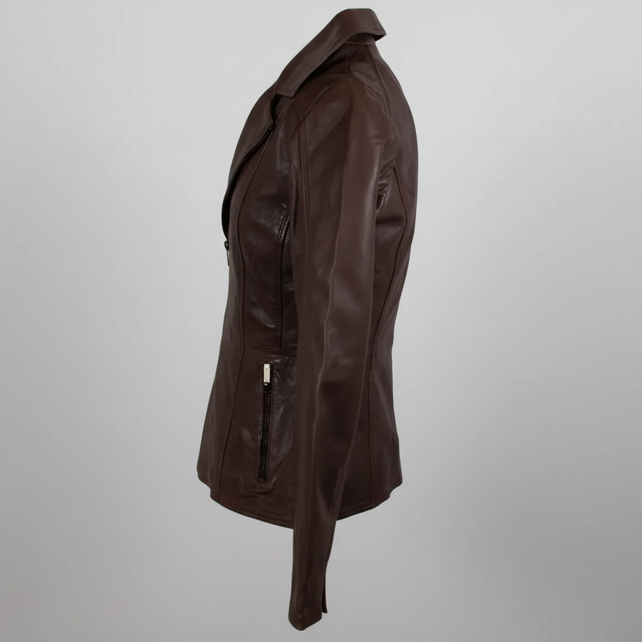 BOL Women's Classic Open Collar Leather Jacket Women's Coats & Jackets Boutique of Leathers/Open Road