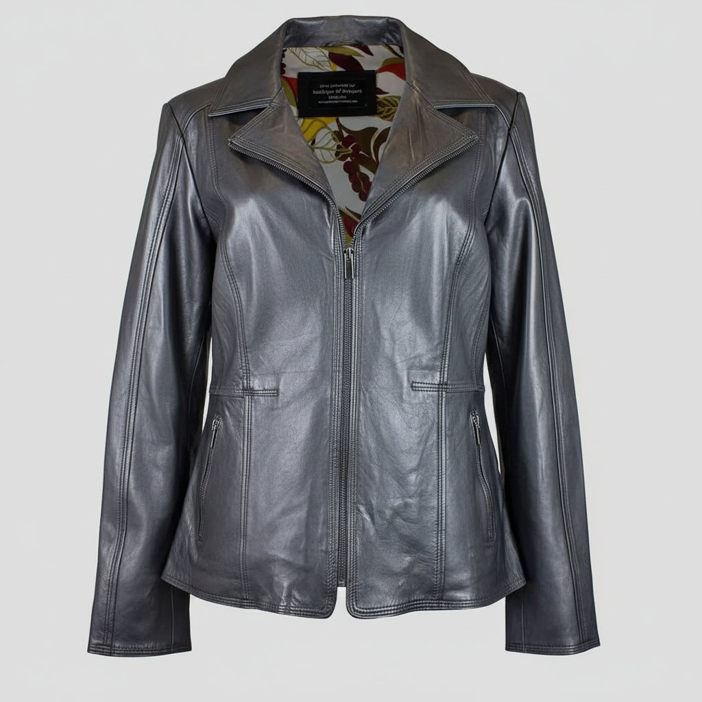 BOL Women's Classic Open Collar Leather Jacket Women's Coats & Jackets Boutique of Leathers/Open Road