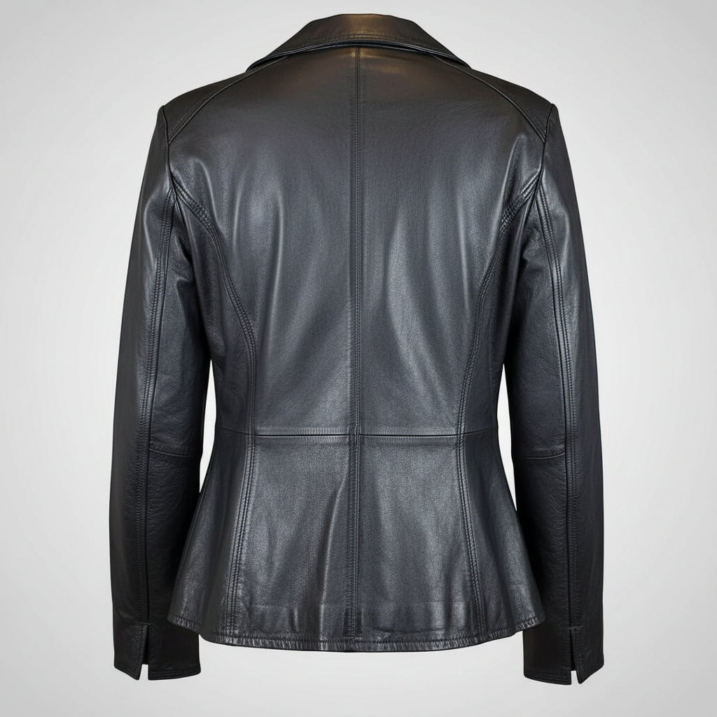 BOL Women's Classic Open Collar Leather Jacket Women's Coats & Jackets Boutique of Leathers/Open Road