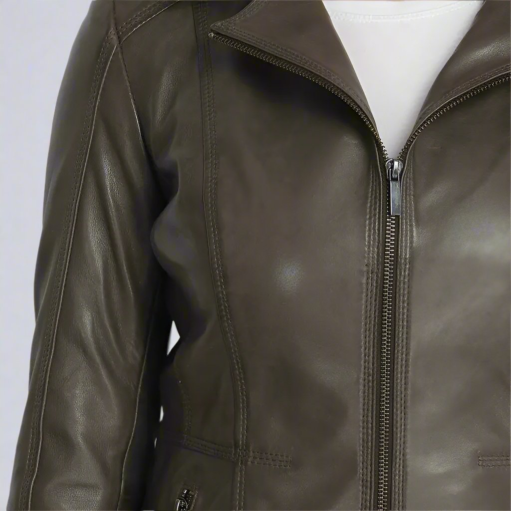 BOL Women's Classic Open Collar Leather Jacket Women's Coats & Jackets Boutique of Leathers/Open Road