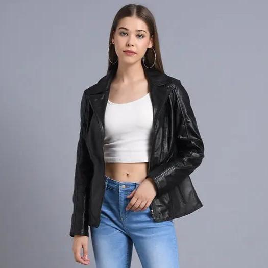 BOL Women's Classic Open Collar Leather Jacket Women's Coats & Jackets Boutique of Leathers/Open Road