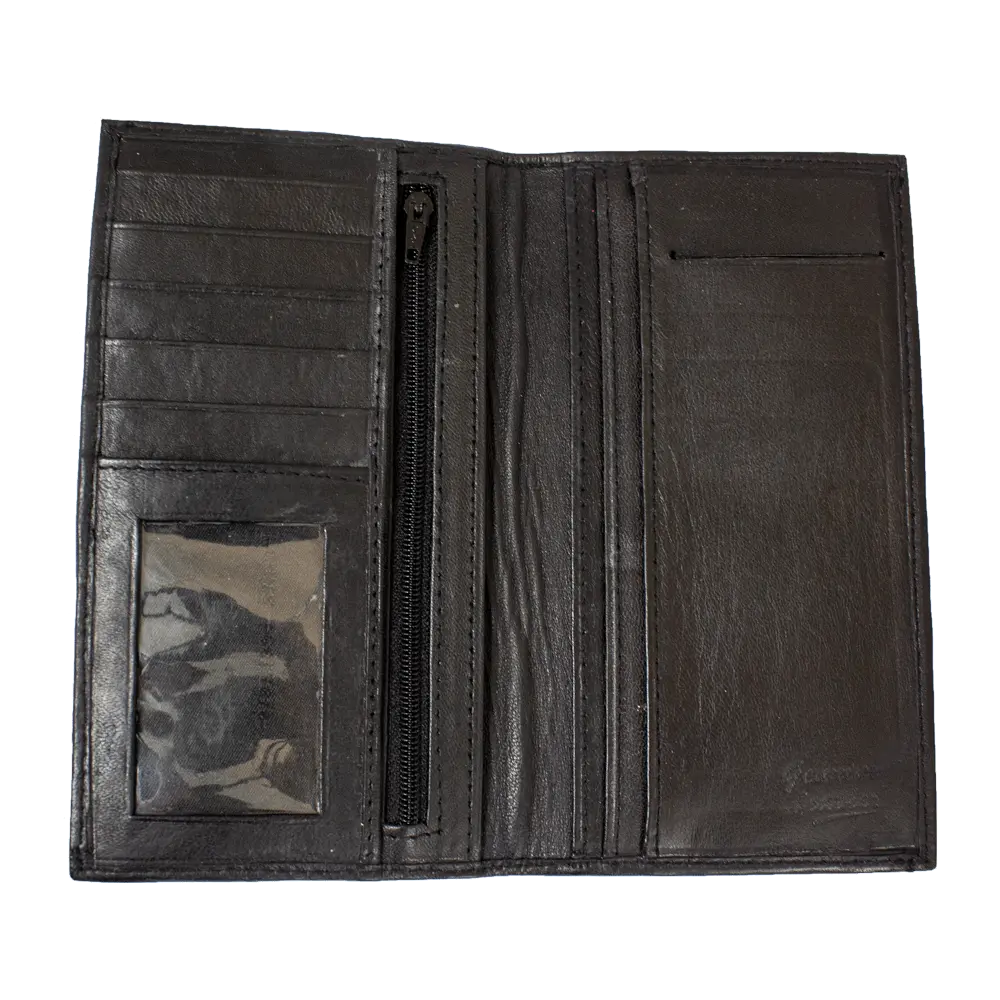 BOL Women's Credit Card Checkbook Wallet Women's Wallets Boutique of Leathers/Open Road