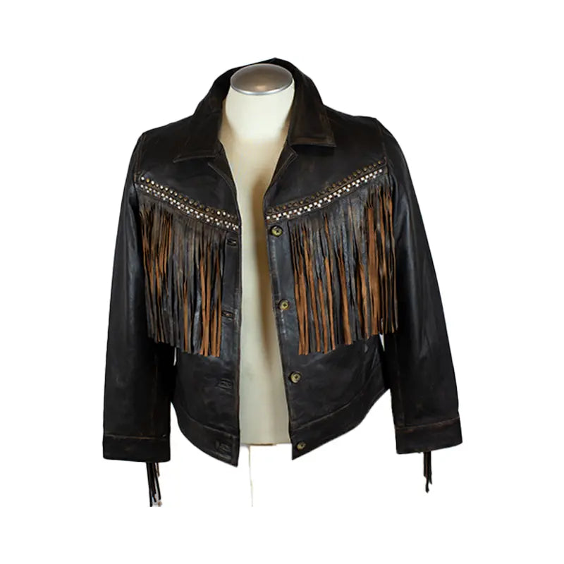 BOL Women's Fringed Western Button up Jacket Women's Coats & Jackets Boutique of Leathers/Open Road