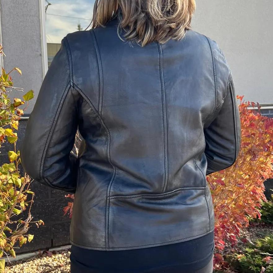 BOL Women's Lamb Leather Biker Style Jacket Women's Coats & Jackets Boutique of Leathers/Open Road