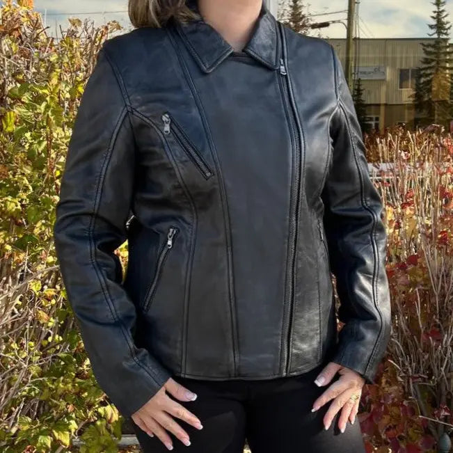 BOL Women's Lamb Leather Biker Style Jacket Women's Coats & Jackets Boutique of Leathers/Open Road