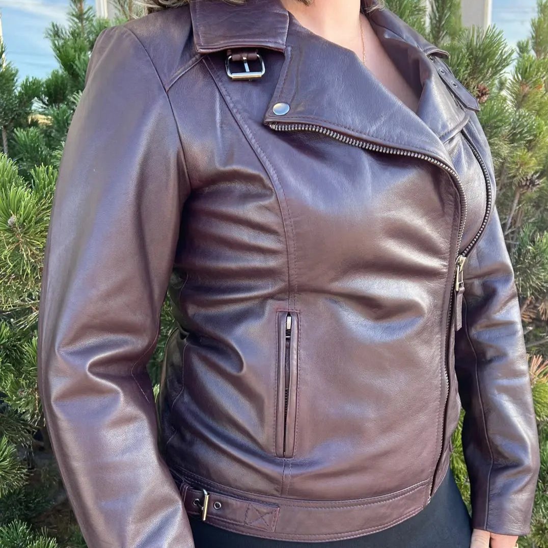 BOL Women's Leather Biker Style Jacket Women's Coats & Jackets Boutique of Leathers/Open Road