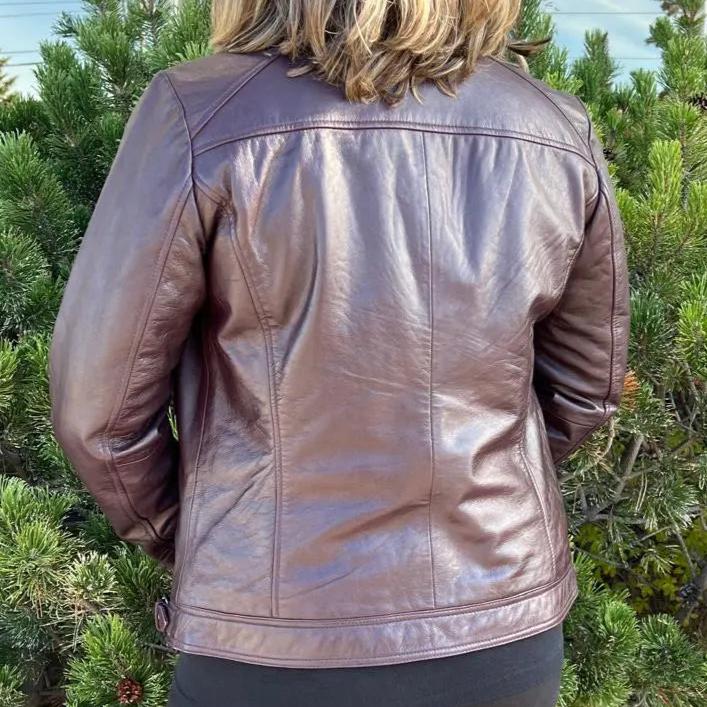 BOL Women's Leather Biker Style Jacket Women's Coats & Jackets Boutique of Leathers/Open Road