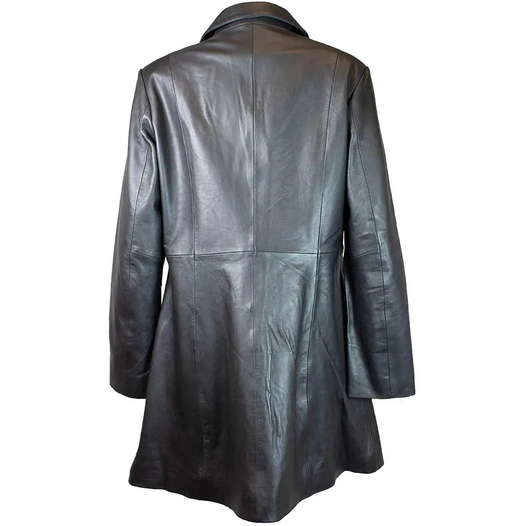 BOL Women's Leather Long Car Coat - Boutique of Leathers/Open Road