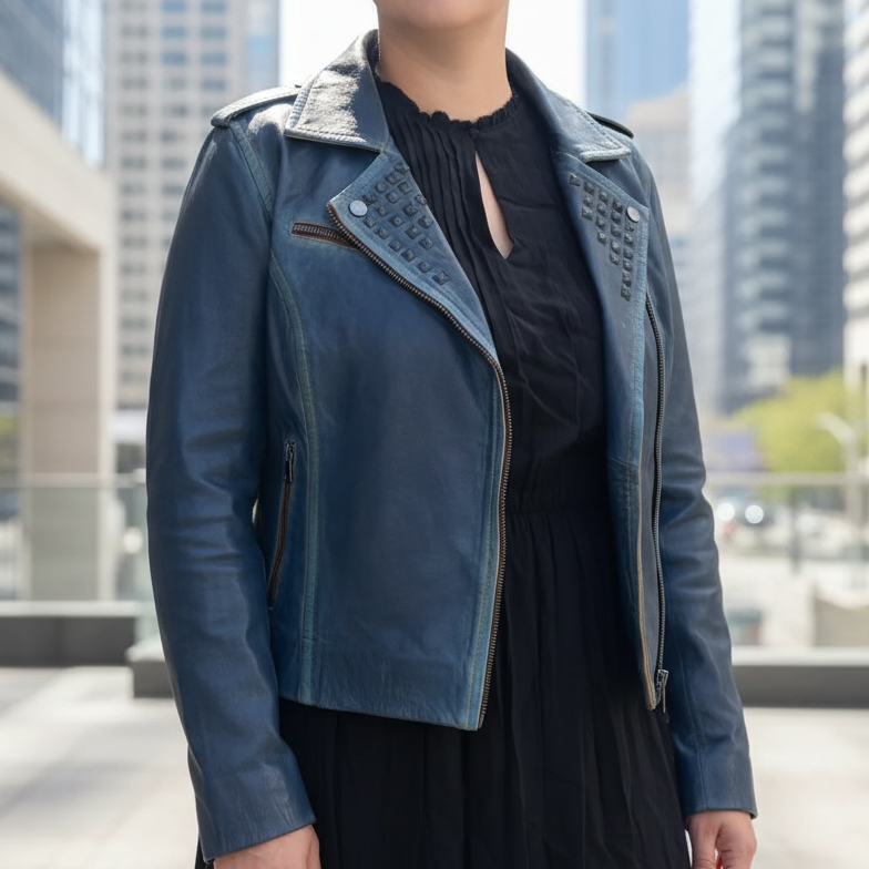 BOL Women's Marya Lambskin Leather Jacket Women's Coats & Jackets Boutique of Leathers/Open Road