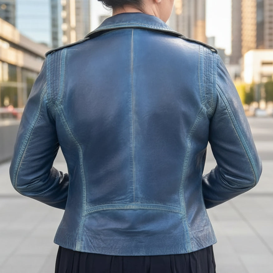 BOL Women's Marya Lambskin Leather Jacket Women's Coats & Jackets Boutique of Leathers/Open Road