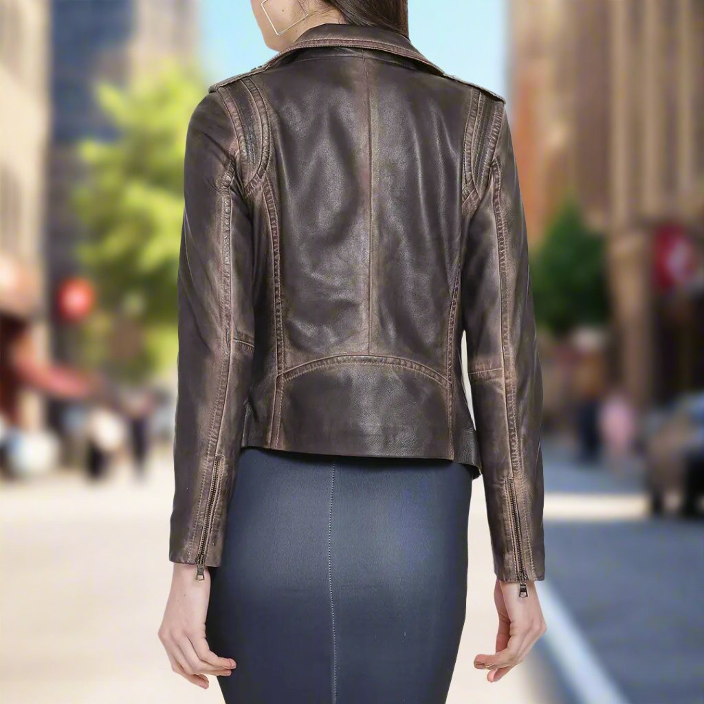 BOL Women's Marya Lambskin Leather Jacket Women's Coats & Jackets Boutique of Leathers/Open Road