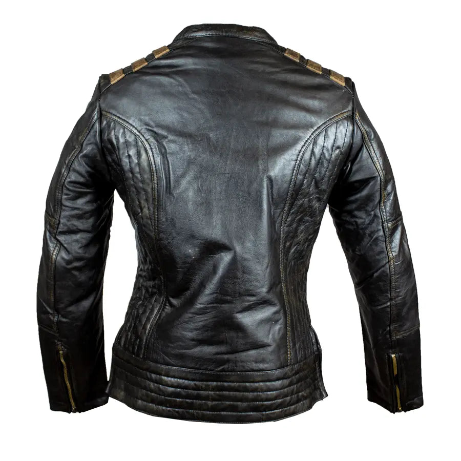 BOL Women s Racer Style Leather Jacket
