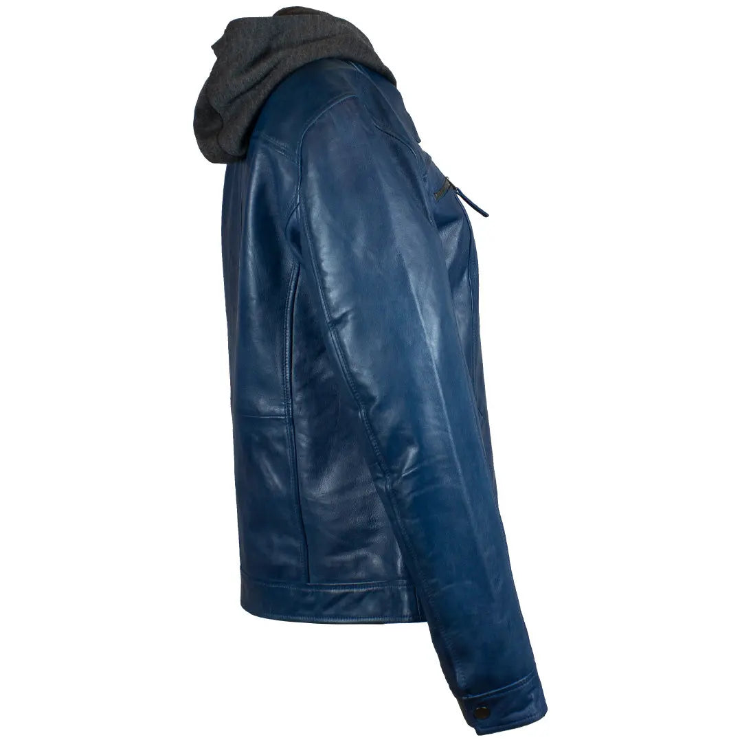 BOL Women's Removable Hood Leather Jacket Women's Coats & Jackets Boutique of Leathers/Open Road