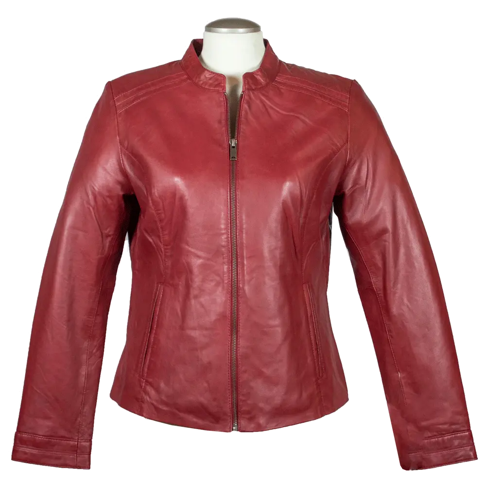 Pure leather jackets for ladies online