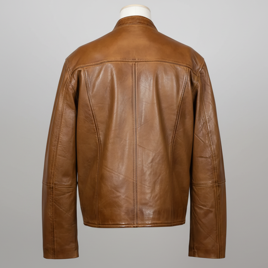 BOL Women's Snap Collar Lamb Leather Jacket Women's Coats & Jackets Boutique of Leathers/Open Road