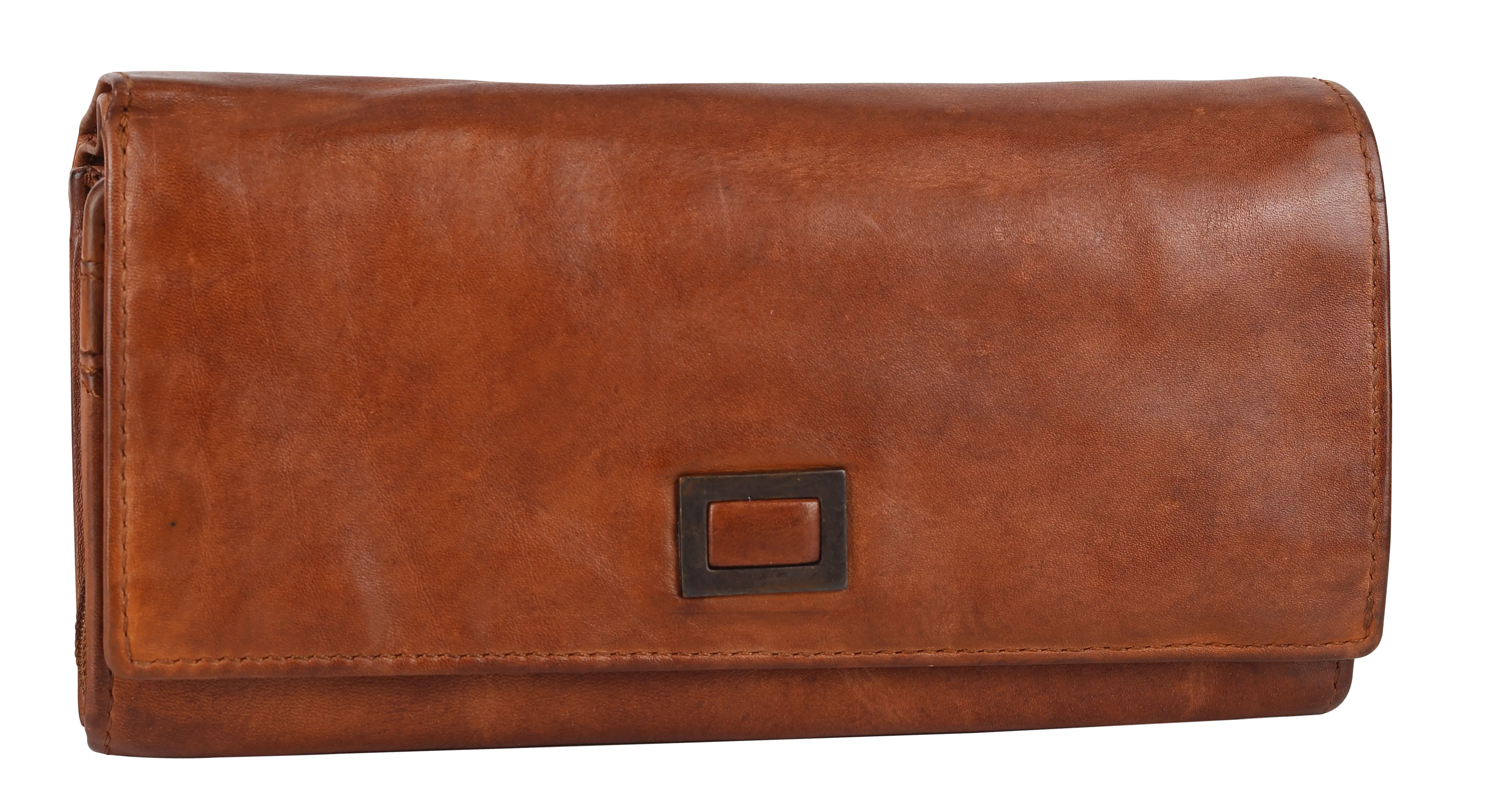 BOL Women's Square Tab Leather Wallet Women's Wallets Boutique of Leathers/Open Road