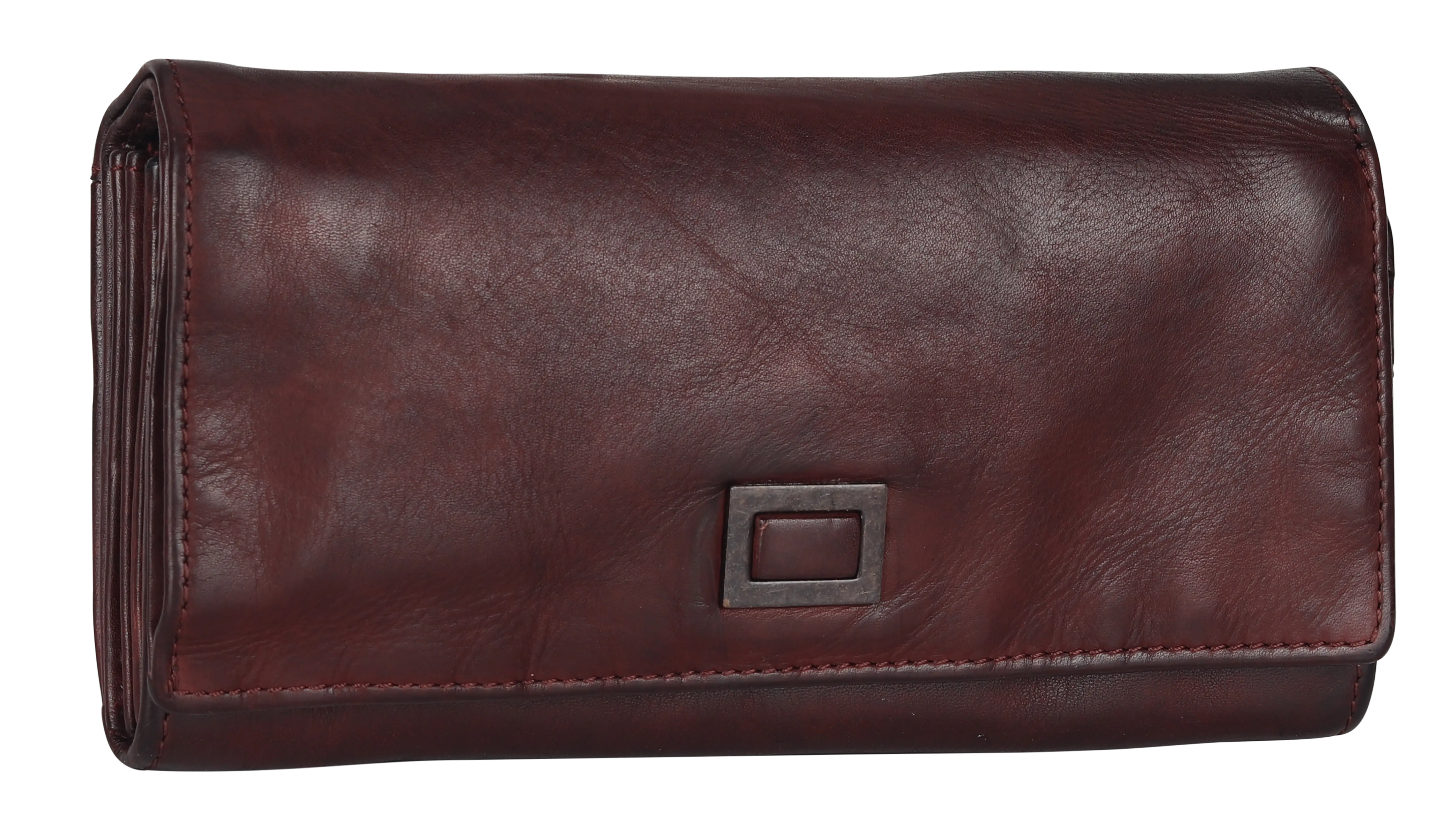 BOL Women's Square Tab Leather Wallet Women's Wallets Boutique of Leathers/Open Road