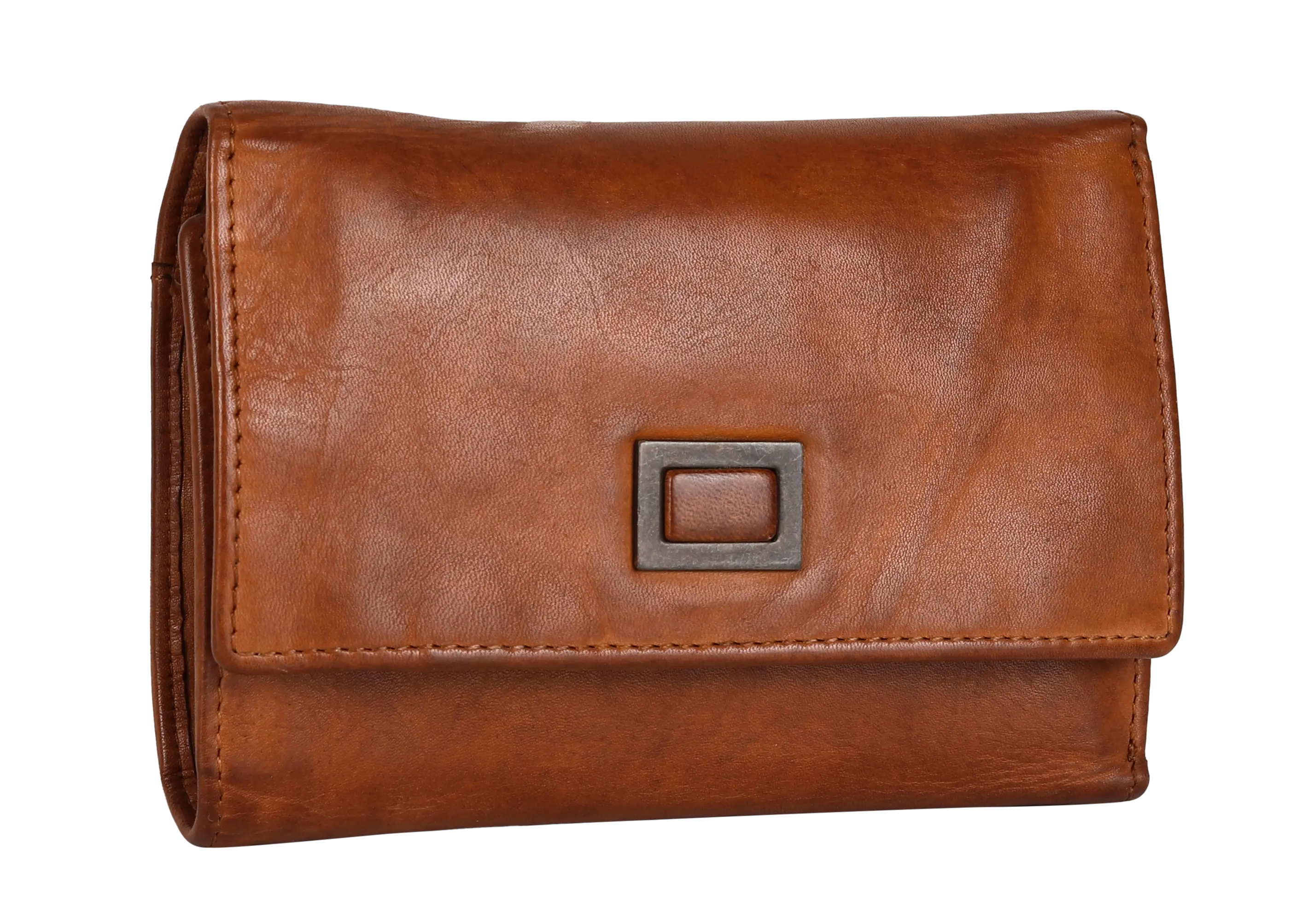 BOL Women's Square Tab Leather Wallet Women's Wallets Boutique of Leathers/Open Road