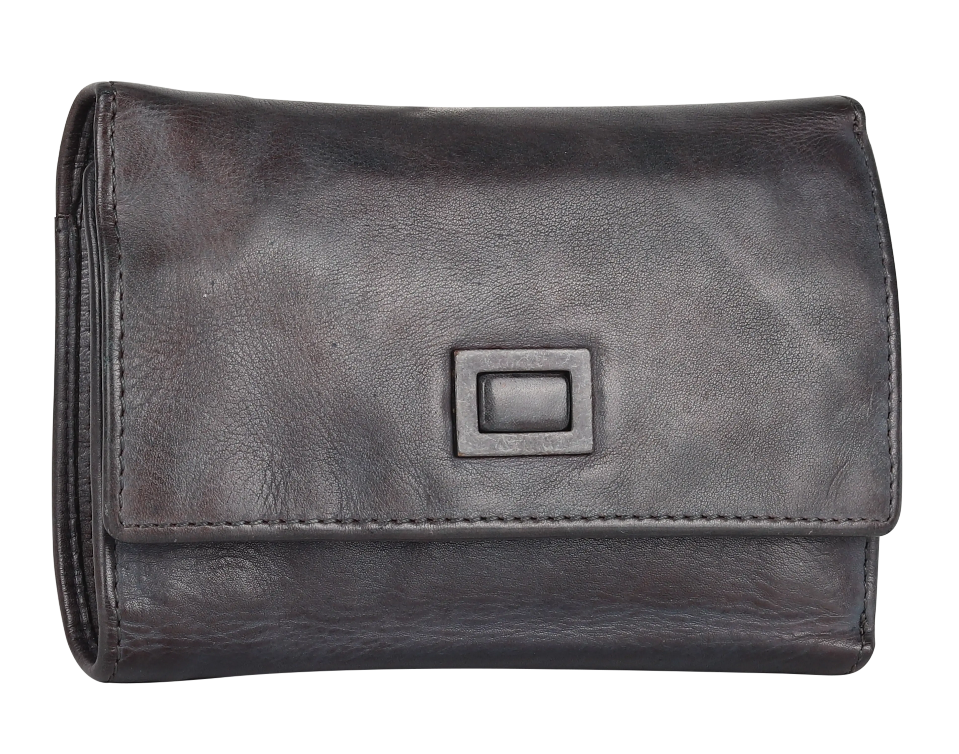 BOL Women's Square Tab Leather Wallet Women's Wallets Boutique of Leathers/Open Road