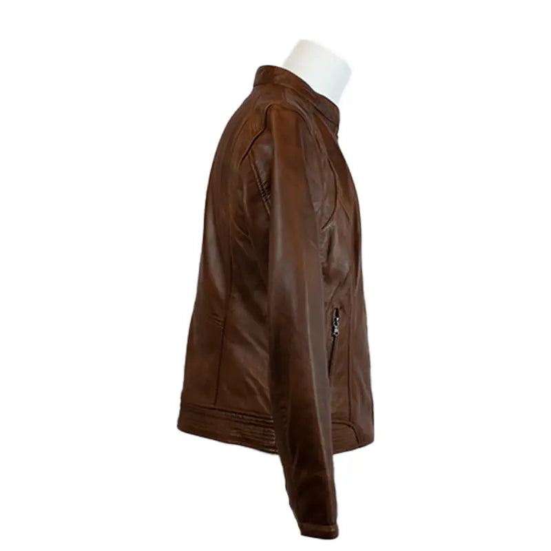 BOL Women's Waxed Sheep Leather Jacket Women's Coats & Jackets Boutique of Leathers/Open Road