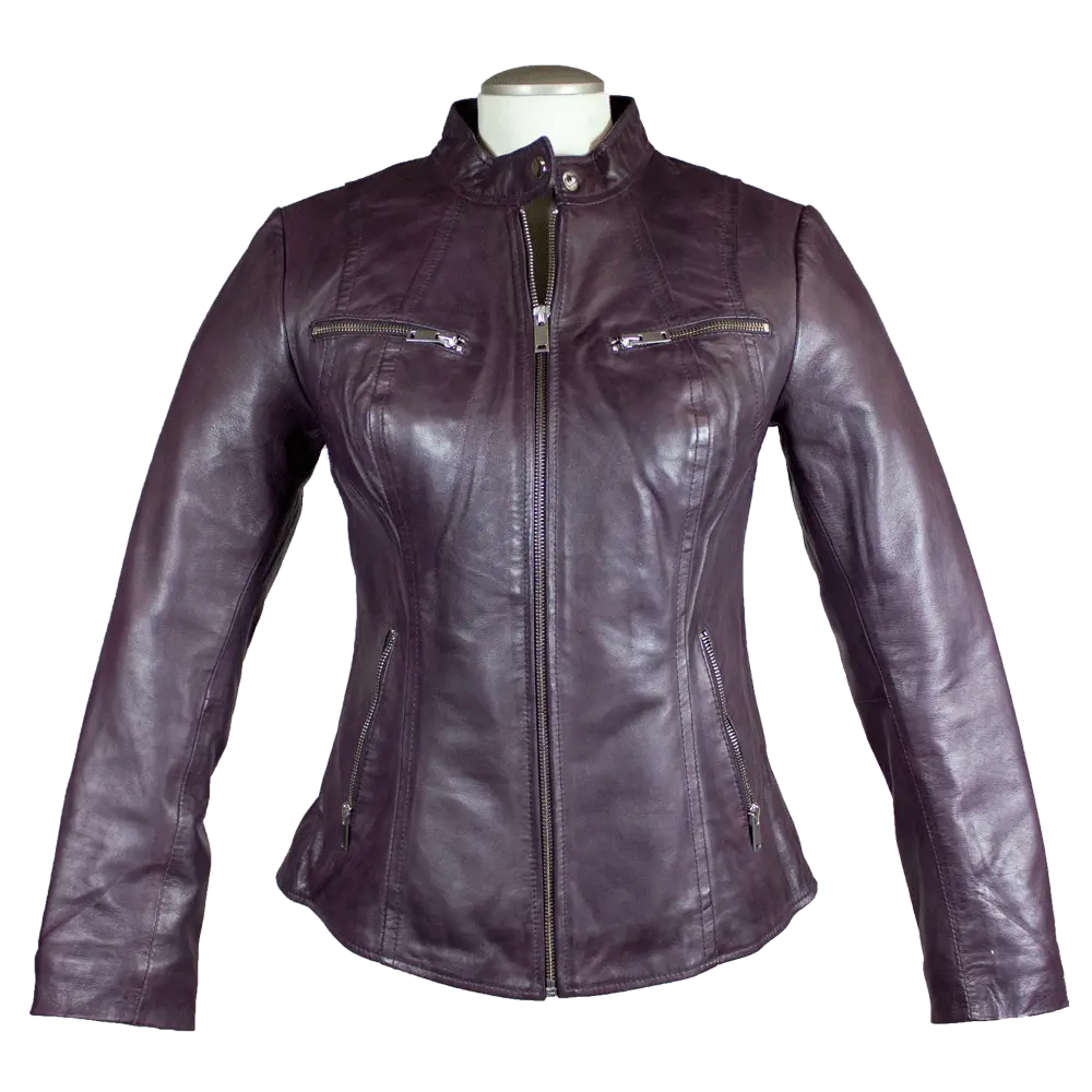 BOL Women's Zip Pocket Leather Jacket Women's Coats & Jackets Boutique of Leathers/Open Road