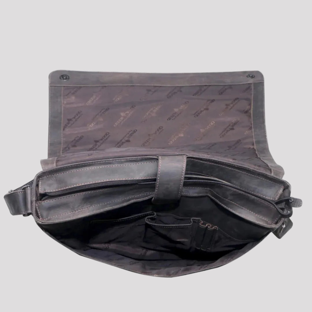 Greenwood Leather Laptop Bag - Boutique of Leathers/Open Road