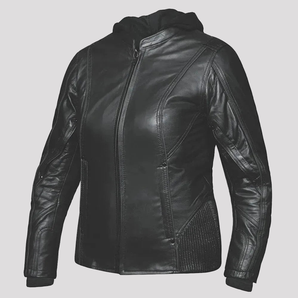 Unik International Women's Hoodie Motorcycle Jacket