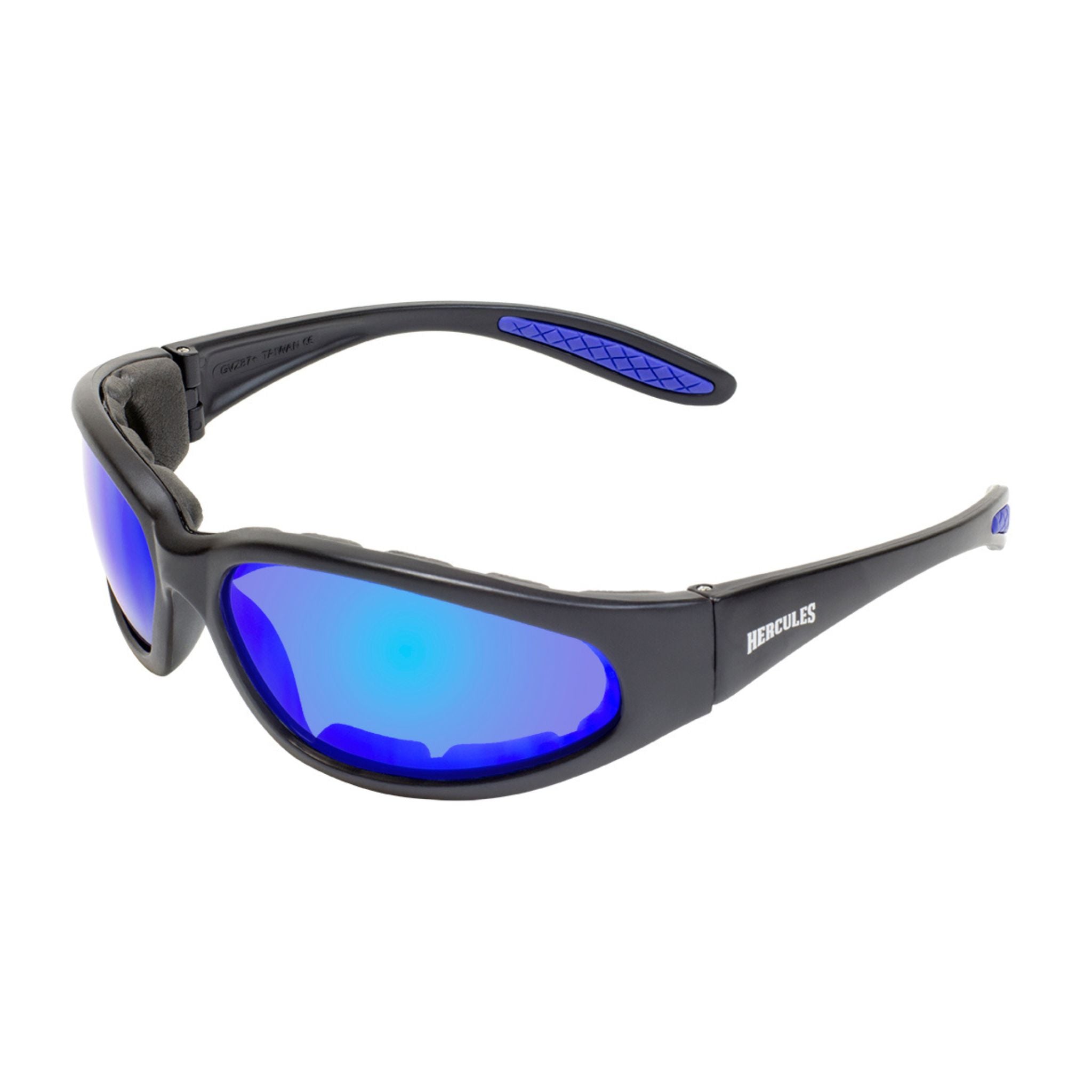 Global Vision Hercules 1 Plus Padded Motorcycle Sunglasses. Safety Rated Shatterproof Riding Glasses