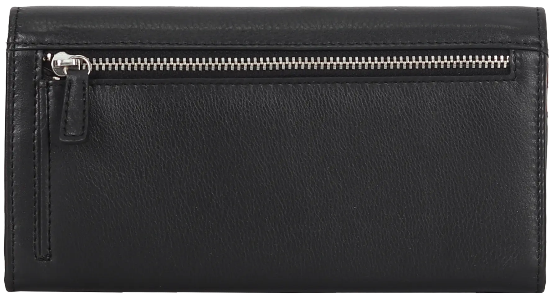 MET Women's 7" Wallet Black/Brown Women's Wallets Boutique of Leathers/Open Road