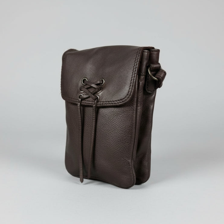 MET Leather Crossbody Phone Bag