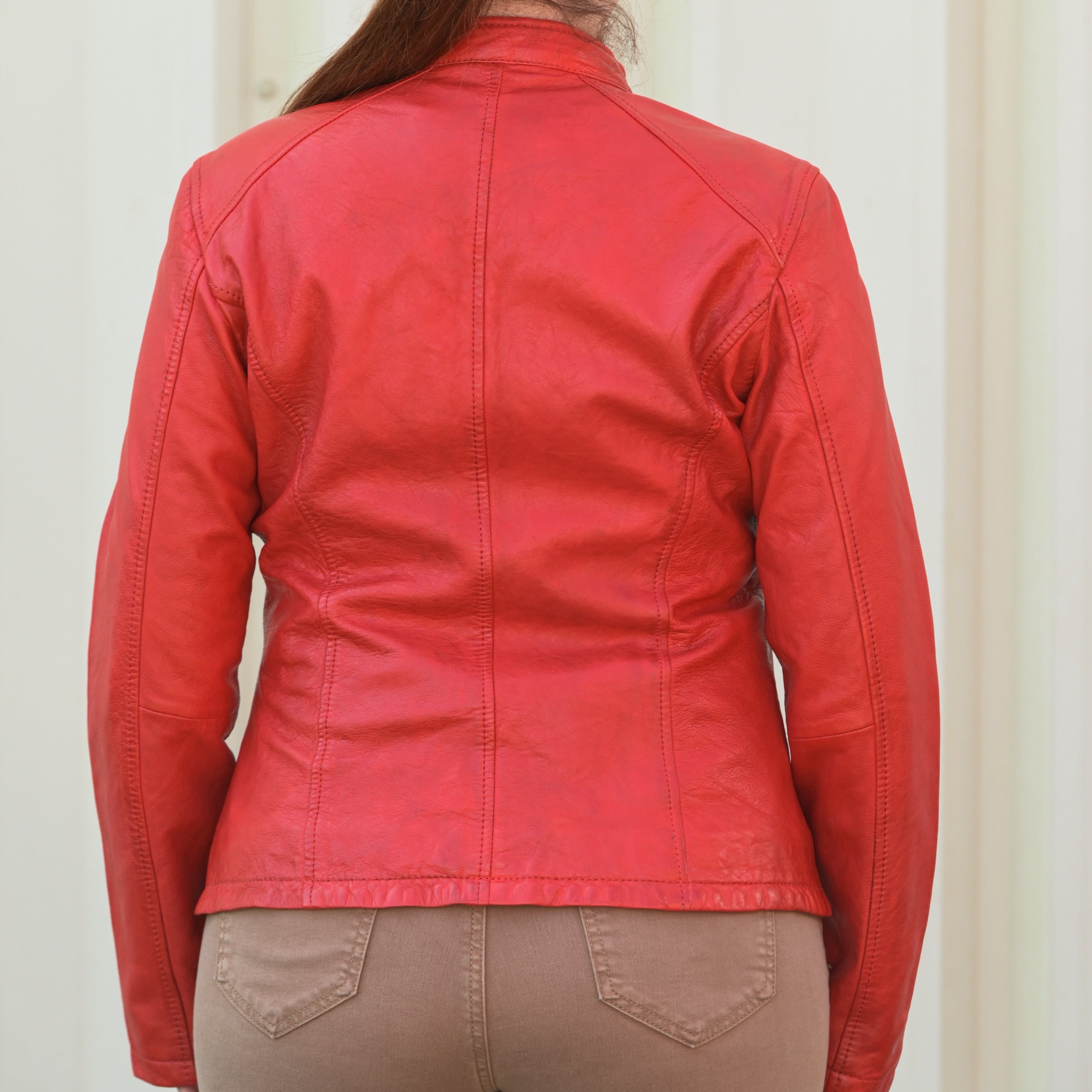 Women's Classic Leather Jacket - Boutique of Leathers/Open Road