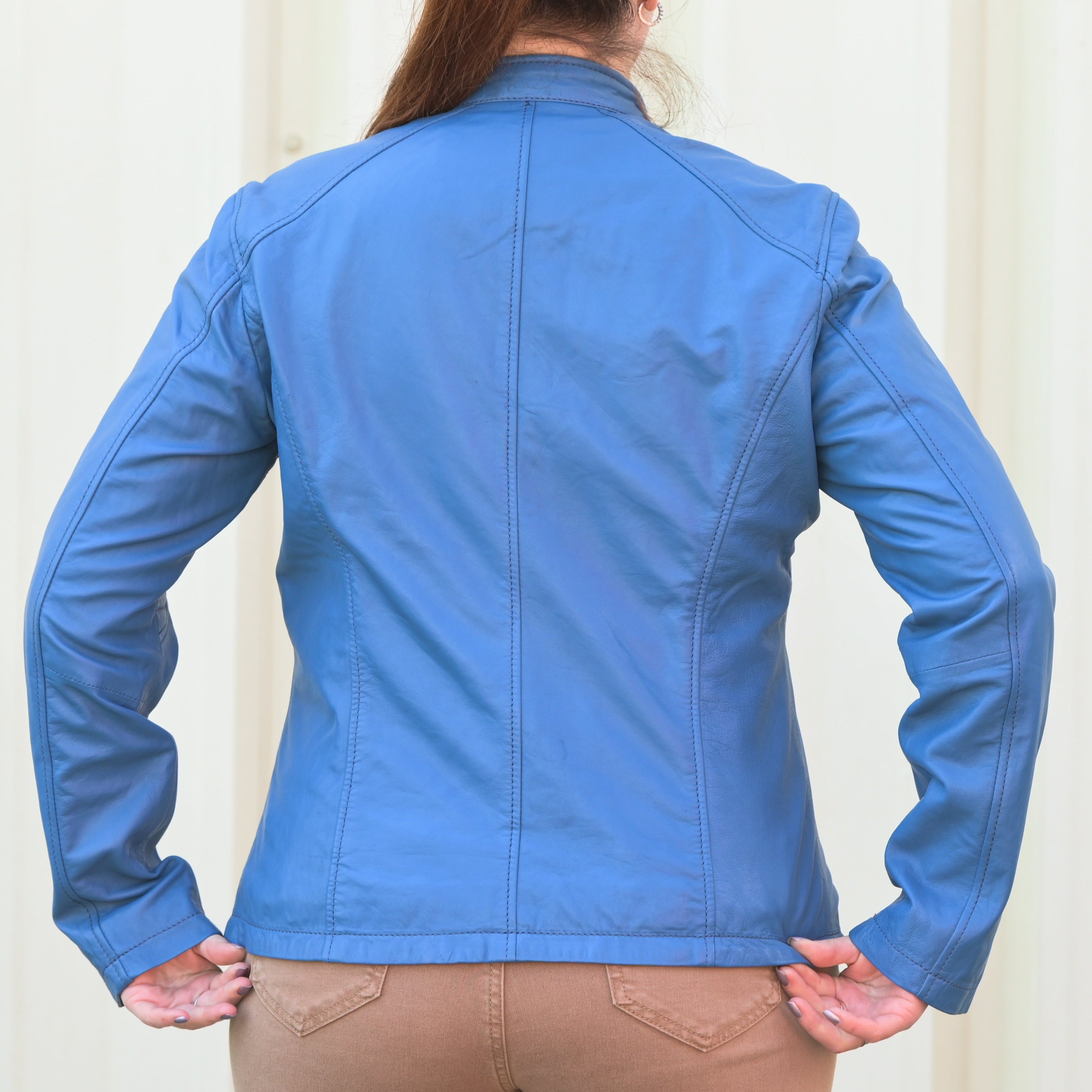 Women's Classic Leather Jacket - Boutique of Leathers/Open Road