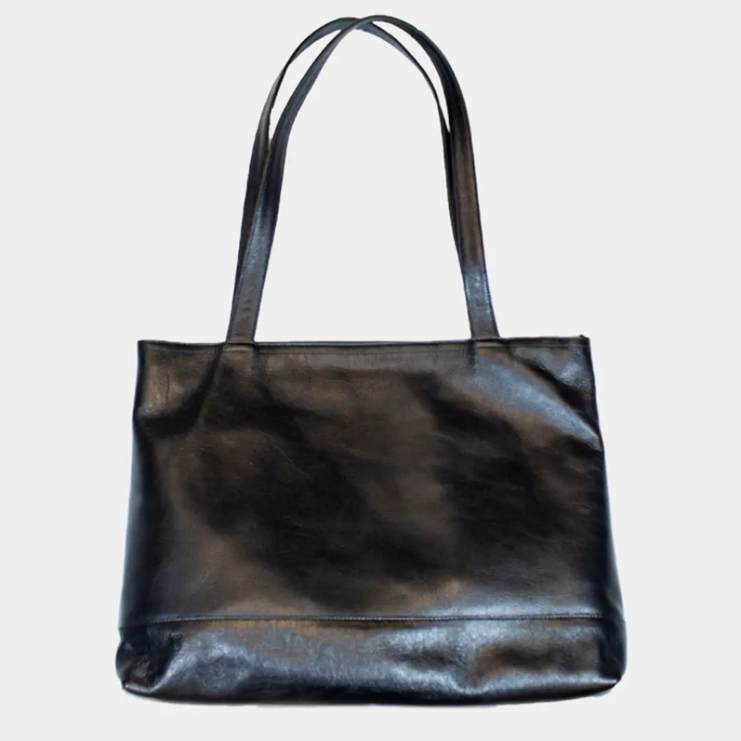 Black tote zip bag best sale