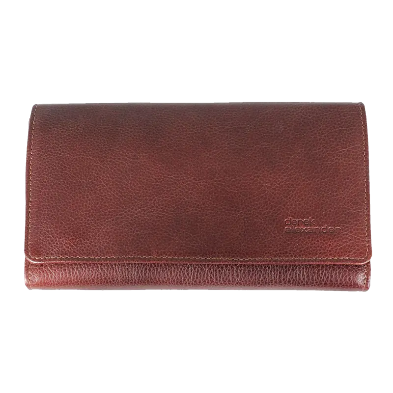 Derek Alexander Women's Trifold Leather Wallet - Boutique of Leathers/Open Road