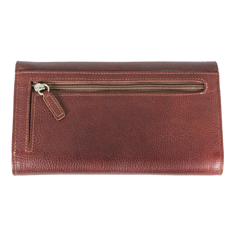 Derek Alexander Women's Trifold Leather Wallet - Boutique of Leathers/Open Road