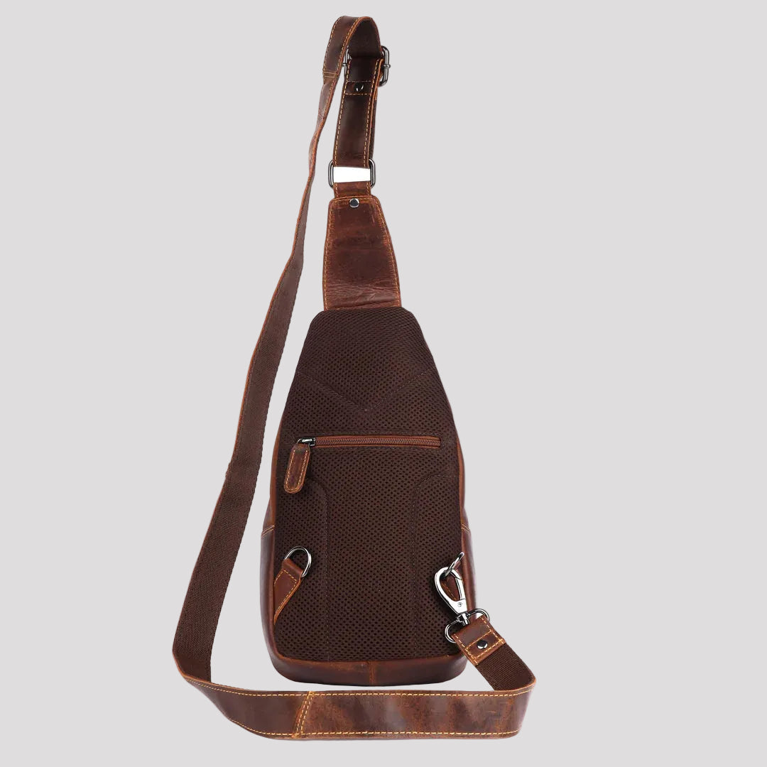 Greenwood Leather Crossbody Chest Bag - Boutique of Leathers/Open Road