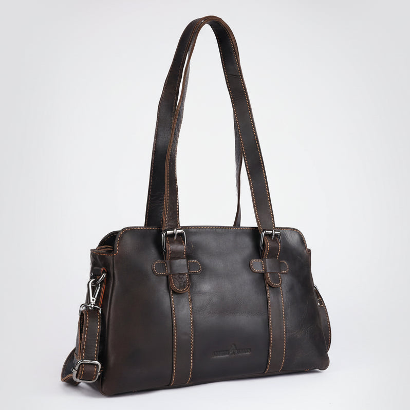 Greenwood Leather Shoulder Bag - Boutique of Leathers/Open Road