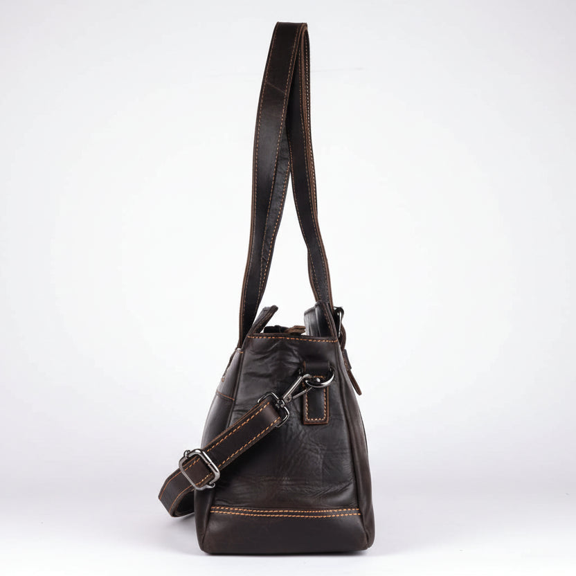 Greenwood Leather Shoulder Bag - Boutique of Leathers/Open Road