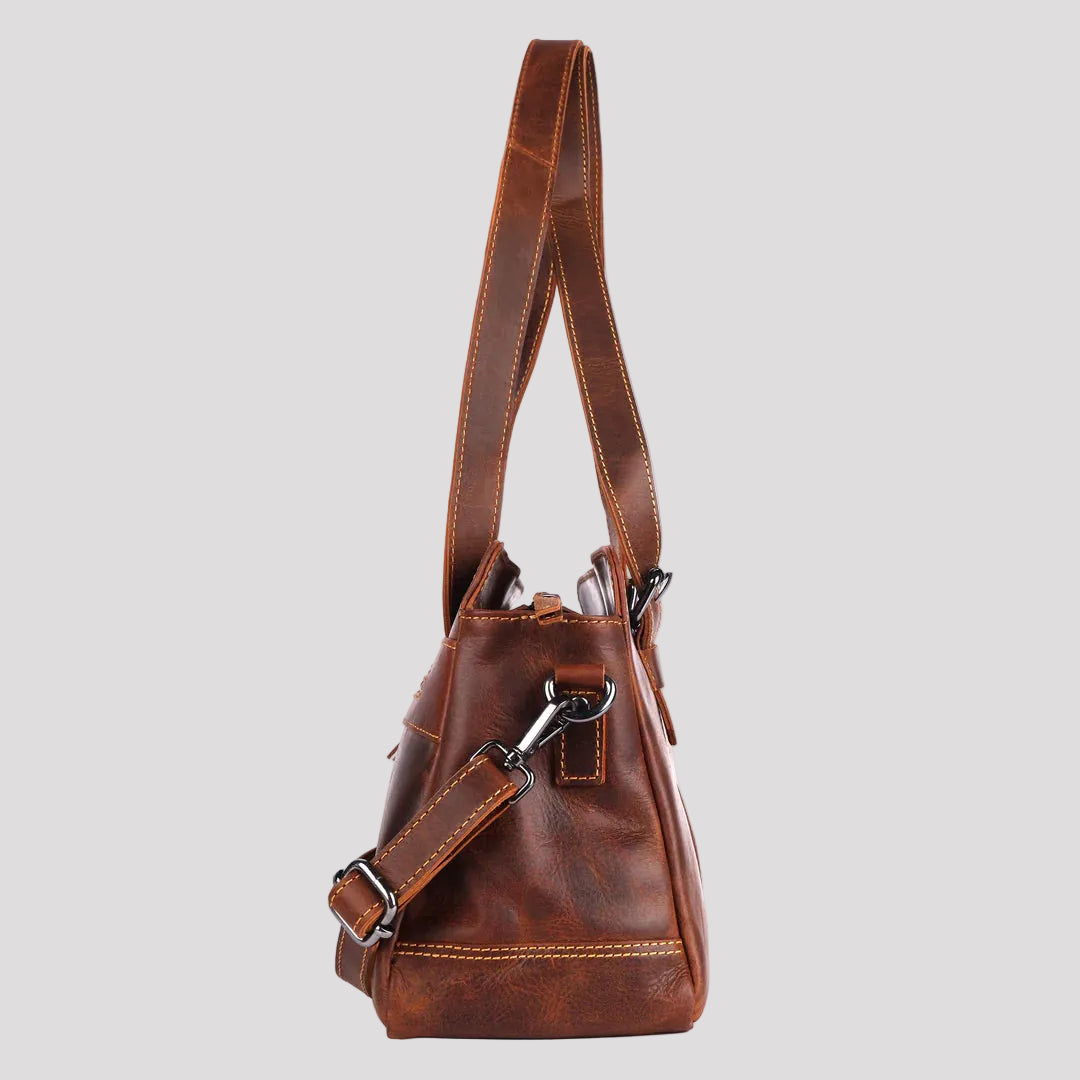 Greenwood Leather Shoulder Bag - Boutique of Leathers/Open Road