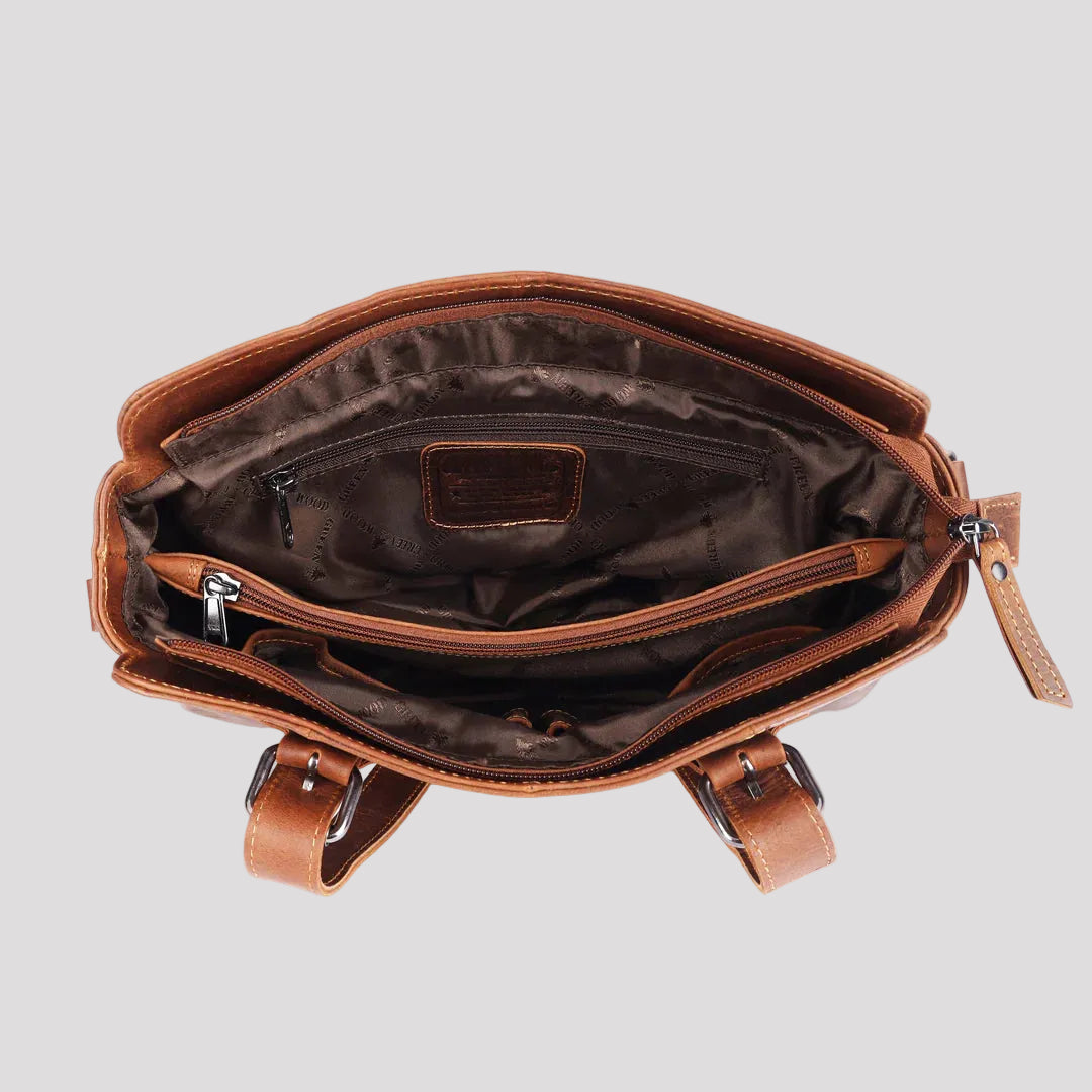 Greenwood Leather Shoulder Bag - Boutique of Leathers/Open Road