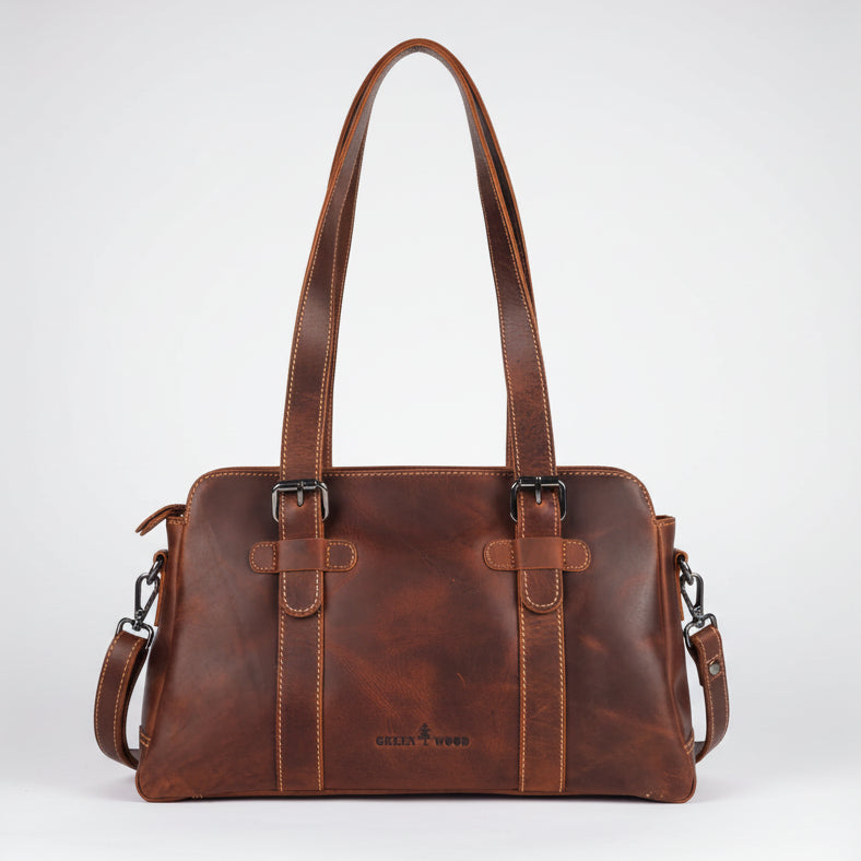 Greenwood Leather Shoulder Bag - Boutique of Leathers/Open Road