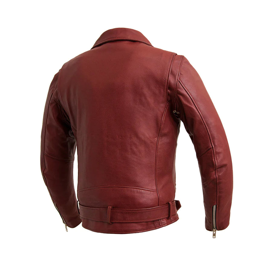 First MFG Co. Men's Filmore Motorcycle Leather Jacket