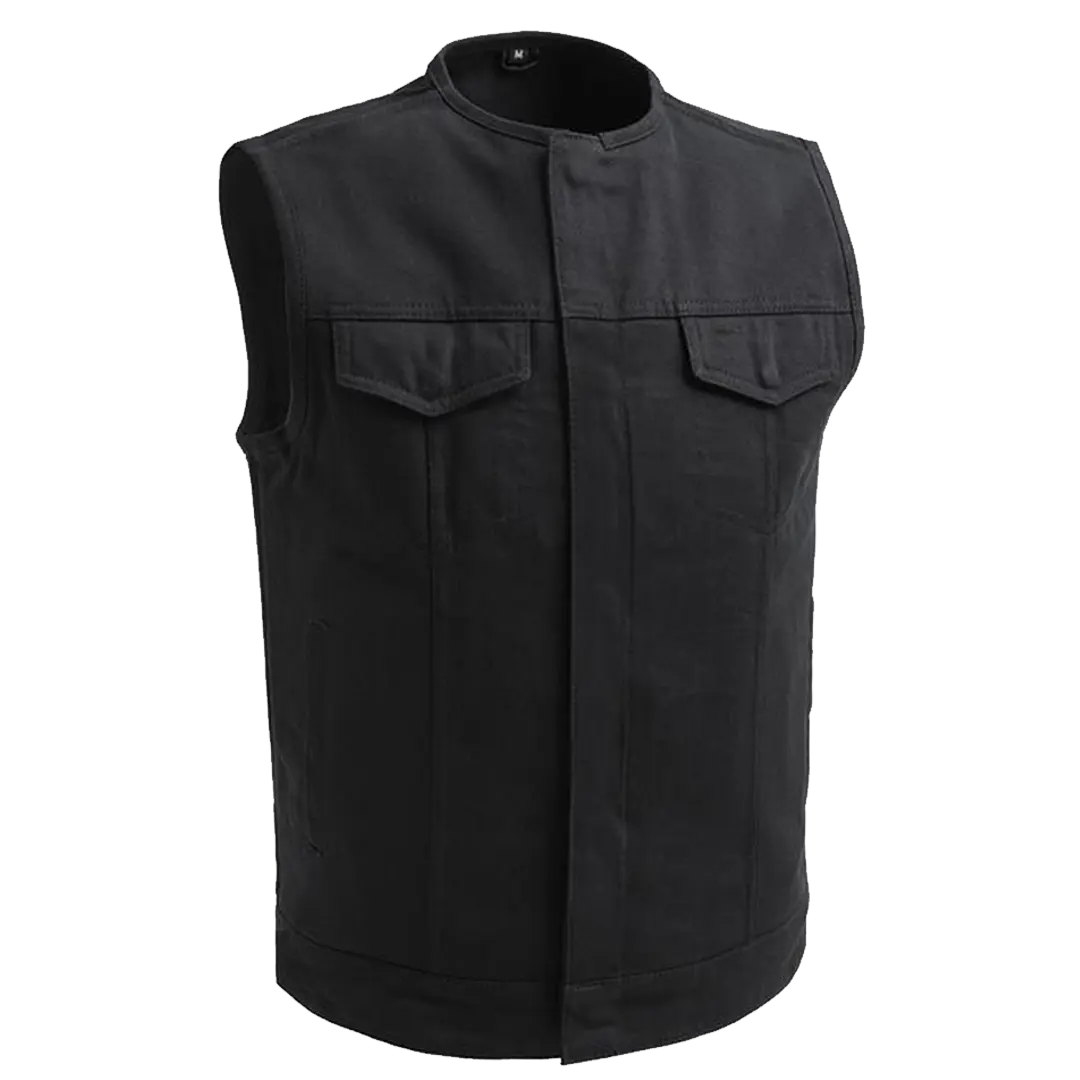 First MFG Co. Men's Motorcycle Twill Vest Men's Vests Boutique of Leathers/Open Road